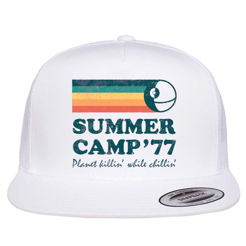 Summer Camp77 Flat Bill Trucker Hat