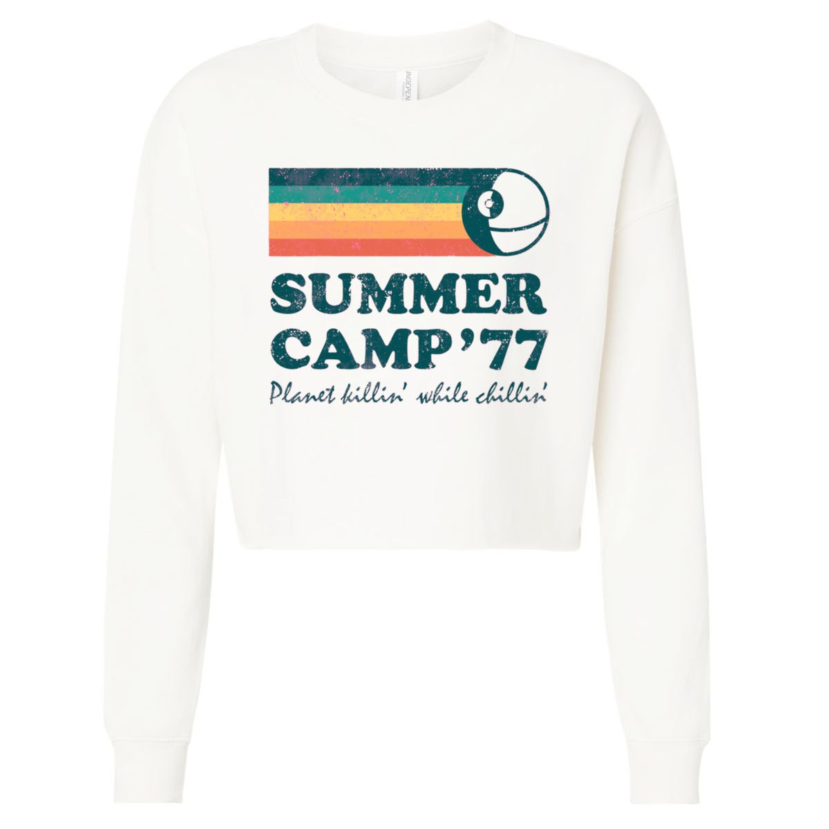 Summer Camp77 Cropped Pullover Crew
