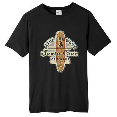 Santa Cruz Surfer Surfboard Vintage Tall Fusion ChromaSoft Performance T-Shirt