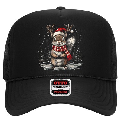 Squirrel Christmas Santa Hat Pajama Funny Squirrel Xmas Gift Hat