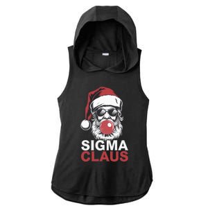 Sigma Claus Santa Funny Christmas Riz Z Male The Rizzler Meme Ladies PosiCharge Tri-Blend Wicking Draft Hoodie Tank