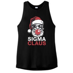 Sigma Claus Santa Funny Christmas Riz Z Male The Rizzler Meme Ladies PosiCharge Tri-Blend Wicking Tank