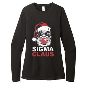 Sigma Claus Santa Funny Christmas Riz Z Male The Rizzler Meme Womens CVC Long Sleeve Shirt