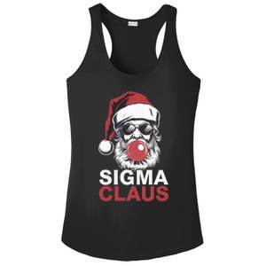 Sigma Claus Santa Funny Christmas Riz Z Male The Rizzler Meme Ladies PosiCharge Competitor Racerback Tank