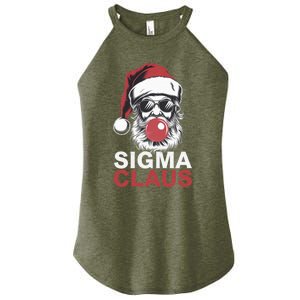 Sigma Claus Santa Funny Christmas Riz Z Male The Rizzler Meme Women's Perfect Tri Rocker Tank