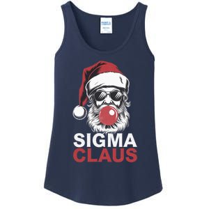 Sigma Claus Santa Funny Christmas Riz Z Male The Rizzler Meme Ladies Essential Tank