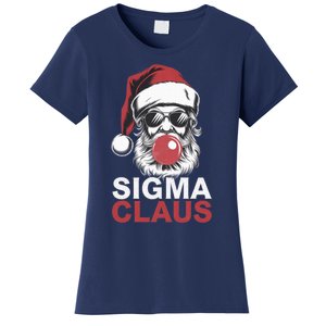 Sigma Claus Santa Funny Christmas Riz Z Male The Rizzler Meme Women's T-Shirt