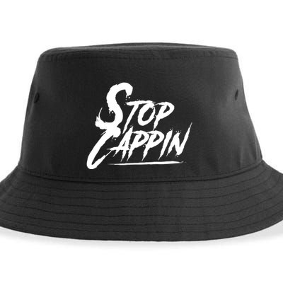 Stop Cappin Sustainable Bucket Hat