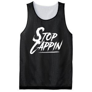 Stop Cappin Mesh Reversible Basketball Jersey Tank