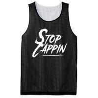 Stop Cappin Mesh Reversible Basketball Jersey Tank