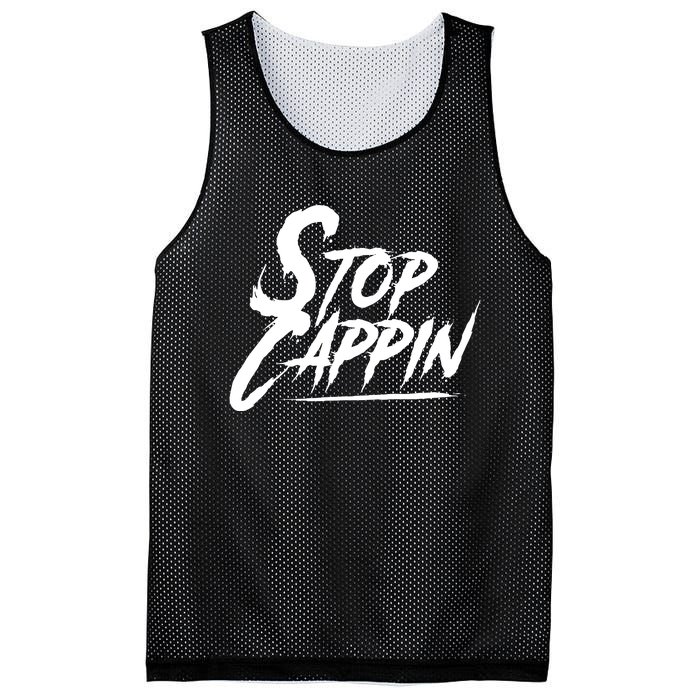 Stop Cappin Mesh Reversible Basketball Jersey Tank