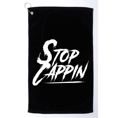 Stop Cappin Golf Towel