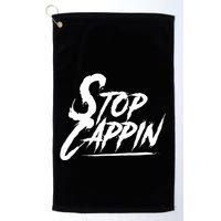 Stop Cappin Golf Towel