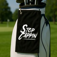 Stop Cappin Golf Towel