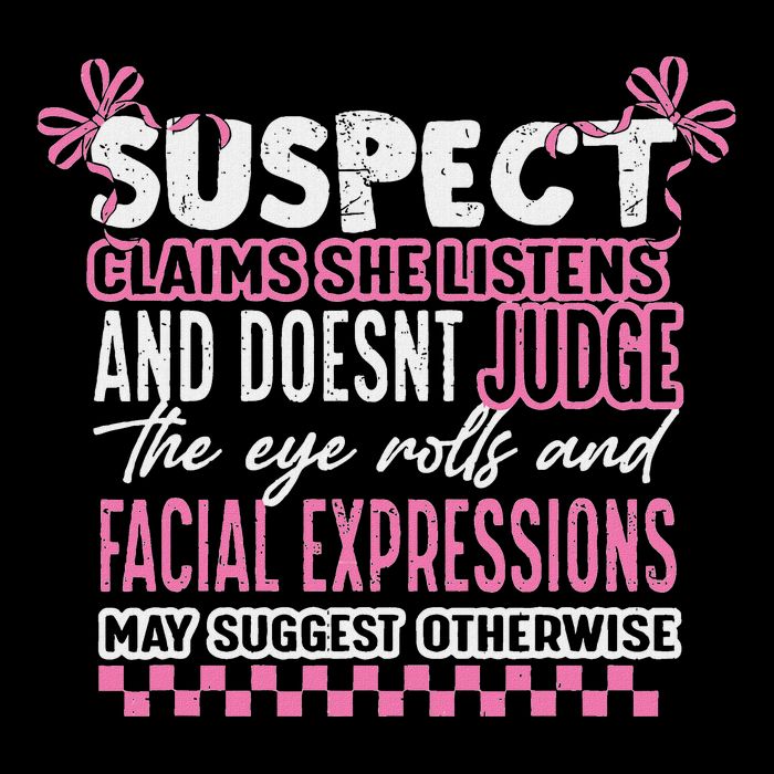 Suspect Claims She Listens And DoesnT Judge The Eye Rolls 7-Panel Snapback Hat