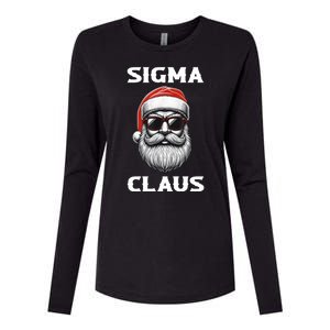 Sigma Claus Santa Funny Christmas Womens Cotton Relaxed Long Sleeve T-Shirt