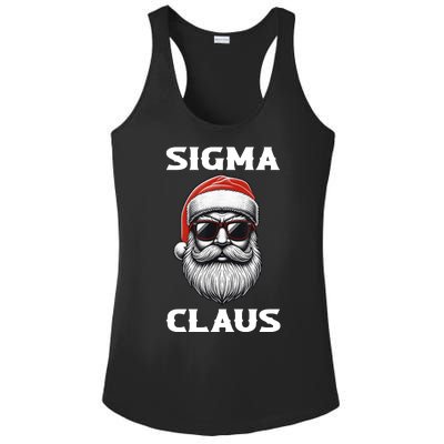 Sigma Claus Santa Funny Christmas Ladies PosiCharge Competitor Racerback Tank