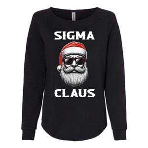 Sigma Claus Santa Funny Christmas Womens California Wash Sweatshirt