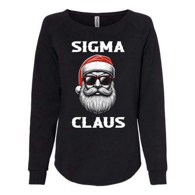 Sigma Claus Santa Funny Christmas Womens California Wash Sweatshirt