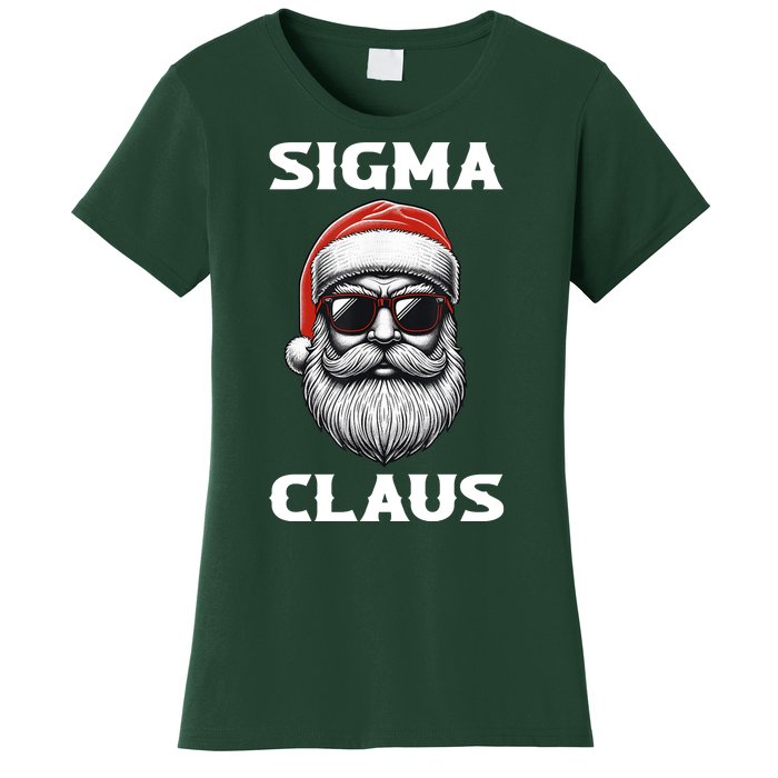 Sigma Claus Santa Funny Christmas Women's T-Shirt