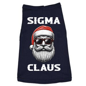 Sigma Claus Santa Funny Christmas Doggie Tank