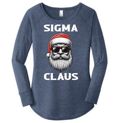 Sigma Claus Santa Funny Christmas Women's Perfect Tri Tunic Long Sleeve Shirt