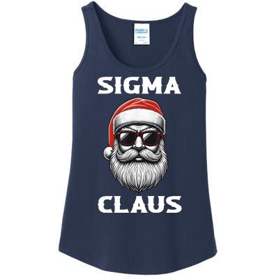 Sigma Claus Santa Funny Christmas Ladies Essential Tank