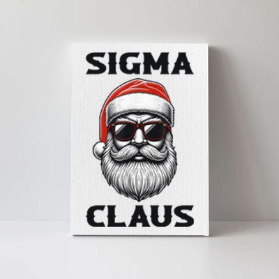 Sigma Claus Santa Funny Christmas Canvas