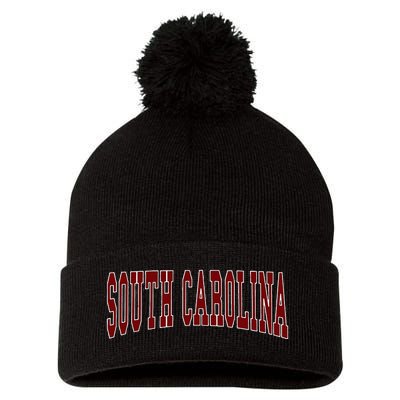 South Carolina Pom Pom 12in Knit Beanie