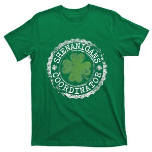 Shenanigans Coordinator Shamrock St. Patrick's Day T-Shirt