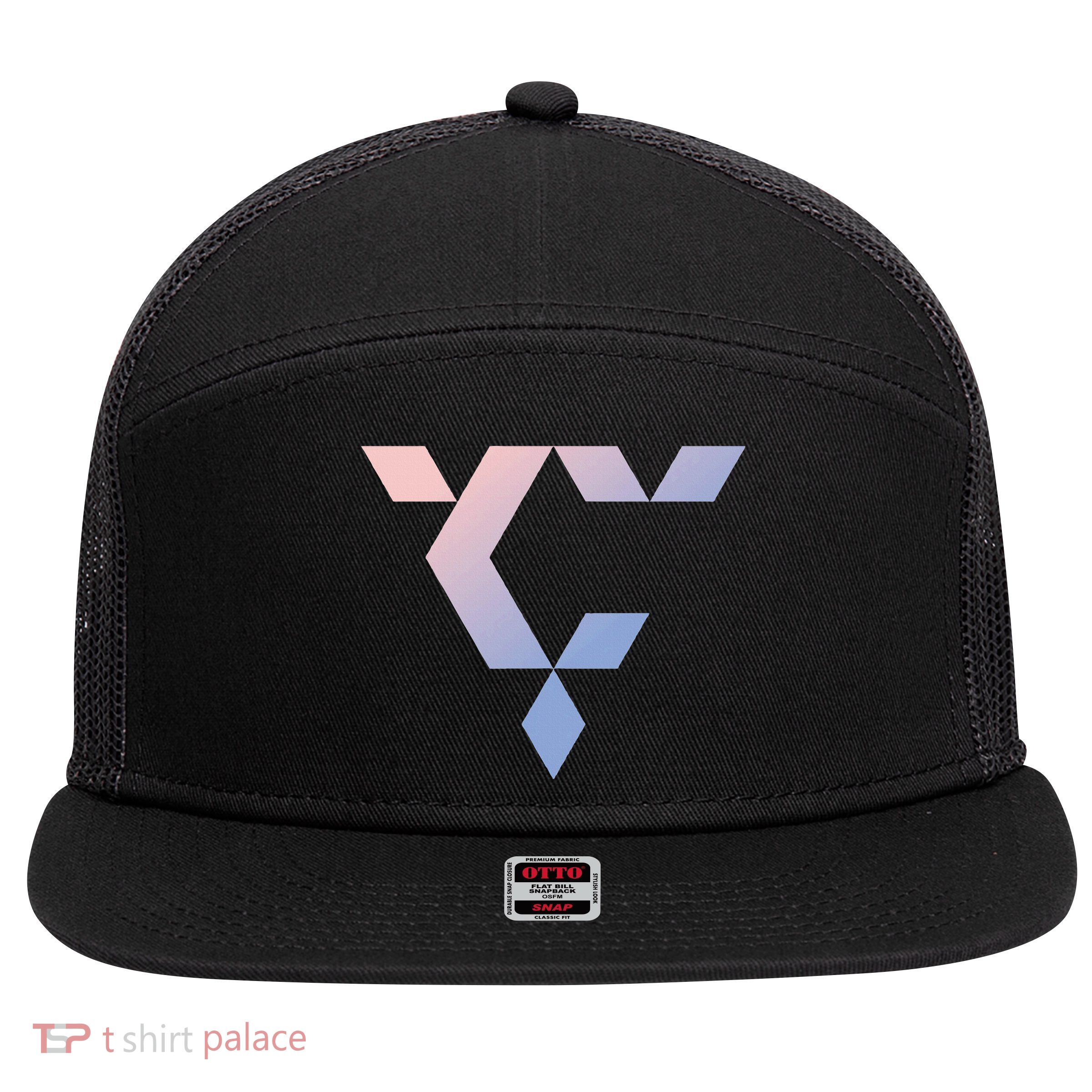 Svt Carat Seventeen Kpop Fans 7 Panel Mesh Trucker Snapback Hat