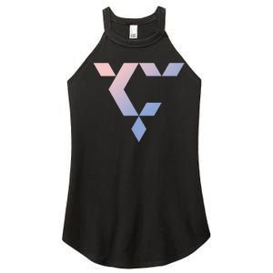 Svt Carat Seventeen Kpop Fans Women’s Perfect Tri Rocker Tank