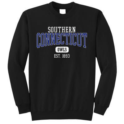 S.O.U.T.H.E.R.N Connecticut State Owls Est. Date Tall Sweatshirt