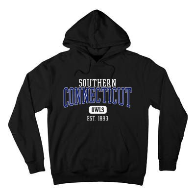 S.O.U.T.H.E.R.N Connecticut State Owls Est. Date Tall Hoodie