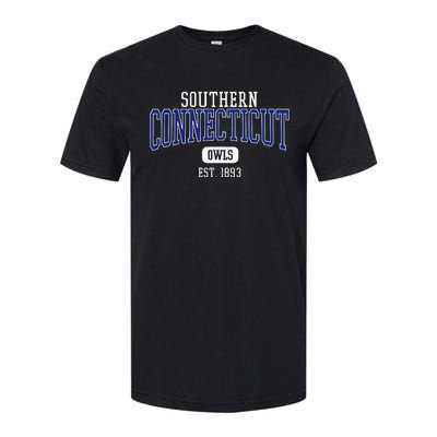 S.O.U.T.H.E.R.N Connecticut State Owls Est. Date Softstyle CVC T-Shirt