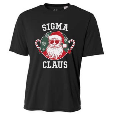 Sigma Claus Santa Funny Christmas Rizz Male The Rizzler Meme Cooling Performance Crew T-Shirt