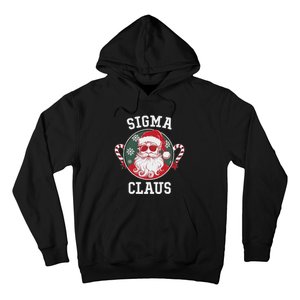 Sigma Claus Santa Funny Christmas Rizz Male The Rizzler Meme Hoodie