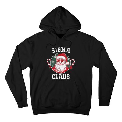 Sigma Claus Santa Funny Christmas Rizz Male The Rizzler Meme Hoodie