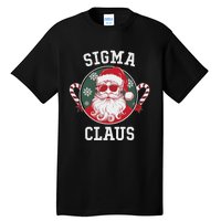 Sigma Claus Santa Funny Christmas Rizz Male The Rizzler Meme Tall T-Shirt