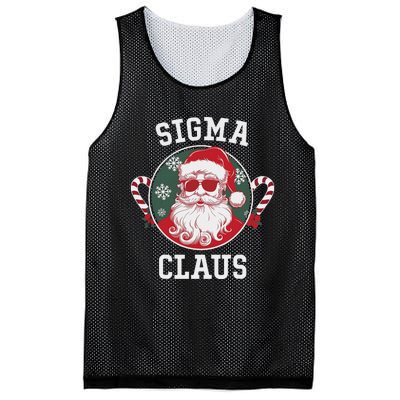 Sigma Claus Santa Funny Christmas Rizz Male The Rizzler Meme Mesh Reversible Basketball Jersey Tank