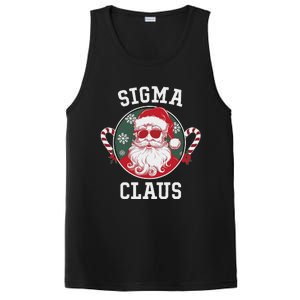 Sigma Claus Santa Funny Christmas Rizz Male The Rizzler Meme PosiCharge Competitor Tank