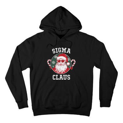 Sigma Claus Santa Funny Christmas Rizz Male The Rizzler Meme Tall Hoodie