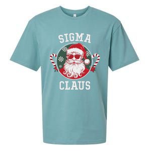 Sigma Claus Santa Funny Christmas Rizz Male The Rizzler Meme Sueded Cloud Jersey T-Shirt