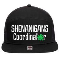 Shenanigans Coordinator St Patrick's Day 7 Panel Mesh Trucker Snapback Hat