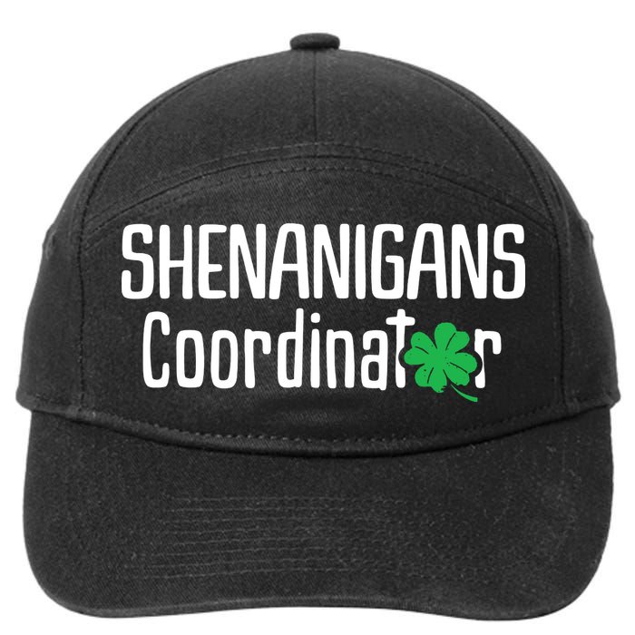 Shenanigans Coordinator St Patrick's Day 7-Panel Snapback Hat