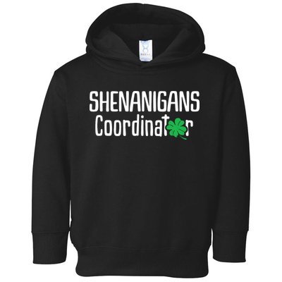 Shenanigans Coordinator St Patrick's Day Toddler Hoodie