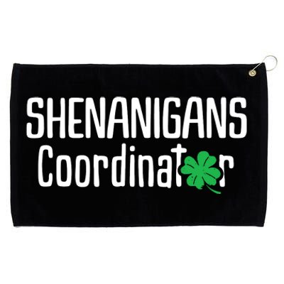 Shenanigans Coordinator St Patrick's Day Grommeted Golf Towel