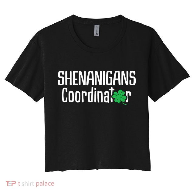 Shenanigans Coordinator St Patrick's Day Crop Top