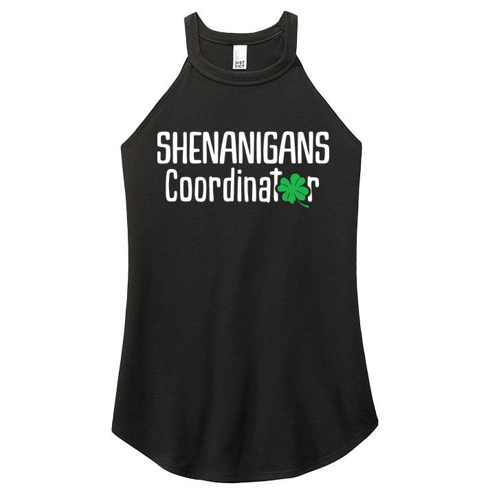 Shenanigans Coordinator St Patrick's Day Women's Perfect Tri Rocker Tank