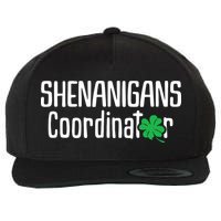 Shenanigans Coordinator St Patrick's Day Wool Snapback Cap